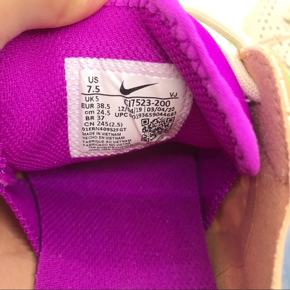 Women’s Nike NSW React Vision Shoes 7.5 - Picture 10 of 10